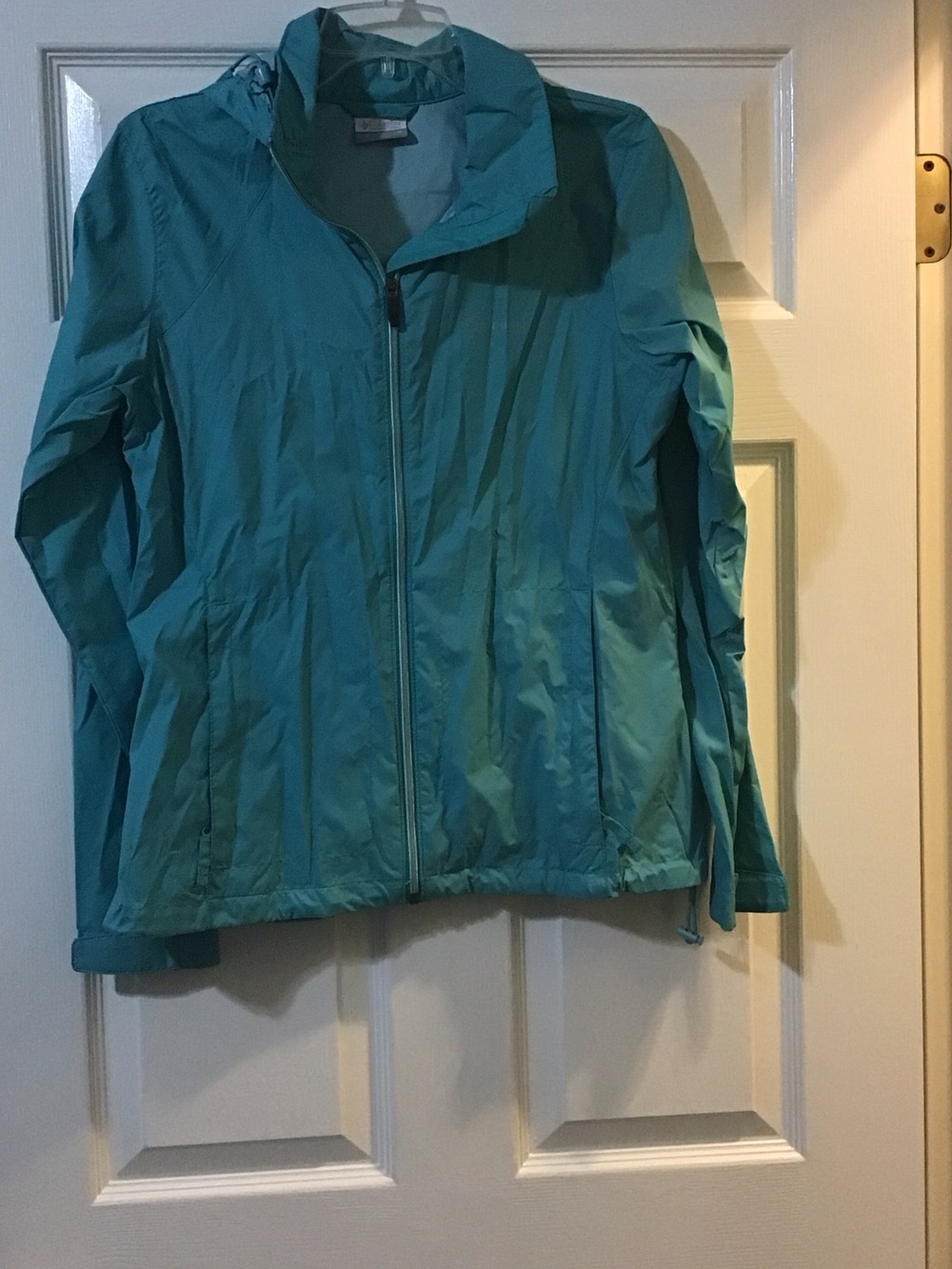Women’s Lightweight Teal Utility Zip Jacket